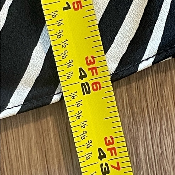 Lane Bryant Women Midi Dress Size 20 Black & White Striped Animal Print - Picture 17 of 17